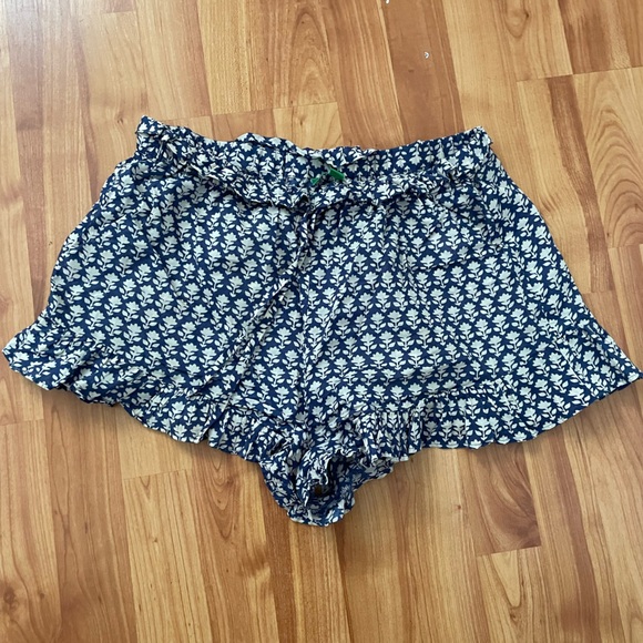 J. Crew Pants - J. Crew Navy Floral High Waist Shorts